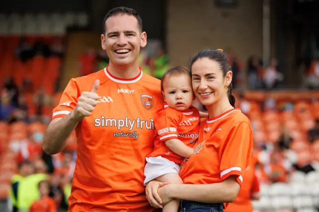 The McAlinden family ahead of the homecoming