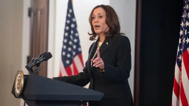 US Vice-President Kamala Harris