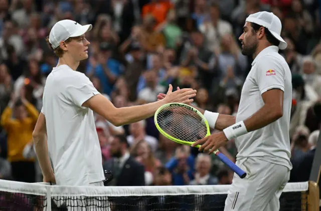 Jannik Sinner and Matteo Berrettini