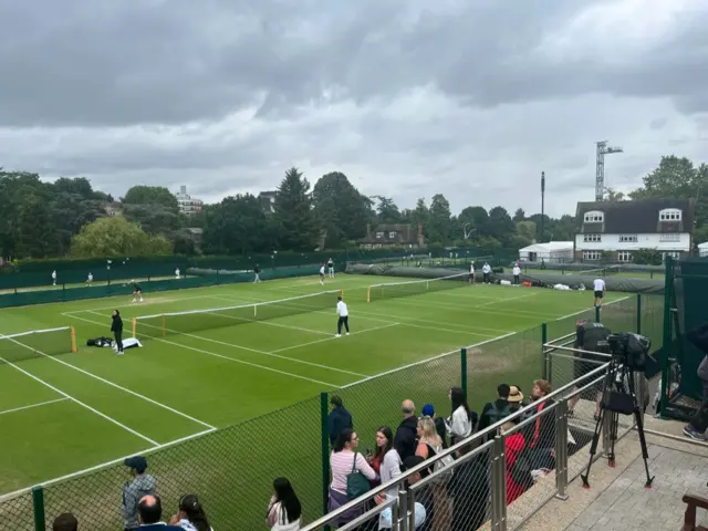 Wimbledon practice courts