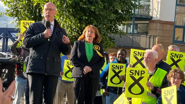 John Swinney in Leith