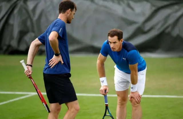 Andy and Jamie Murray