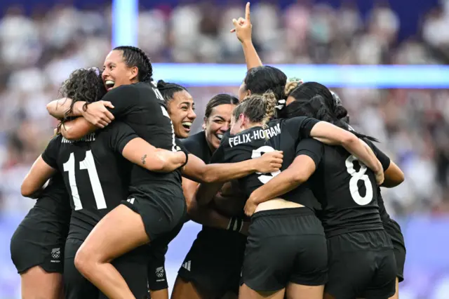 New Zealand rugby sevens women's team at the Paris Olympics