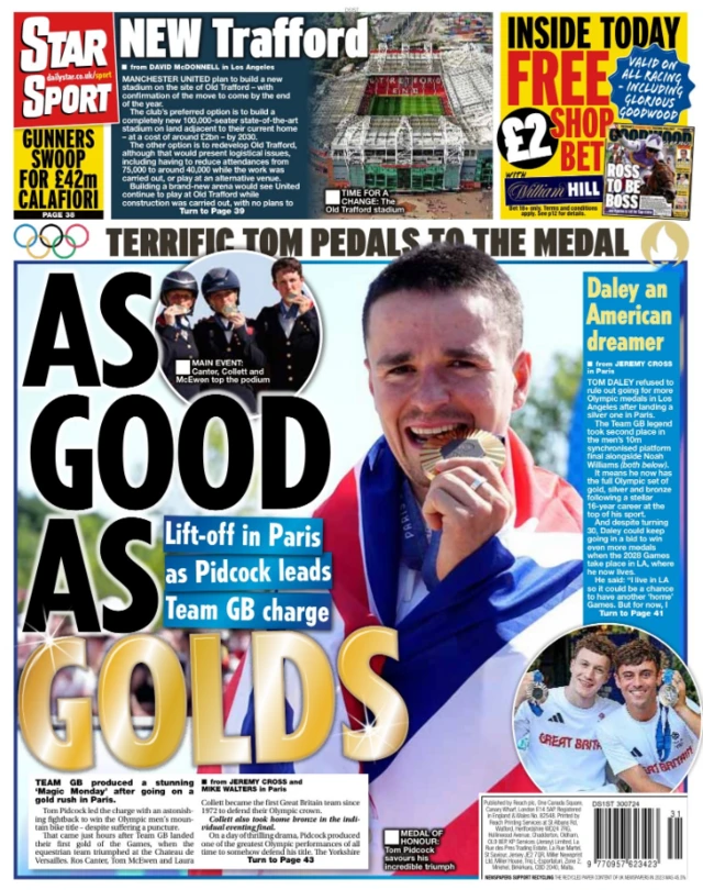 Star back page