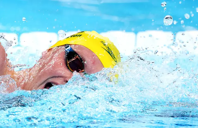 : Elijah Winnington of Team Australia competes