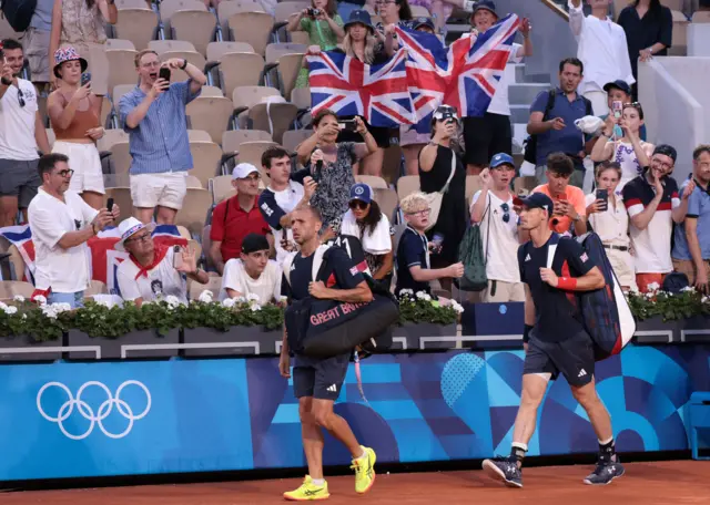 Andy Murray and Dan Evans