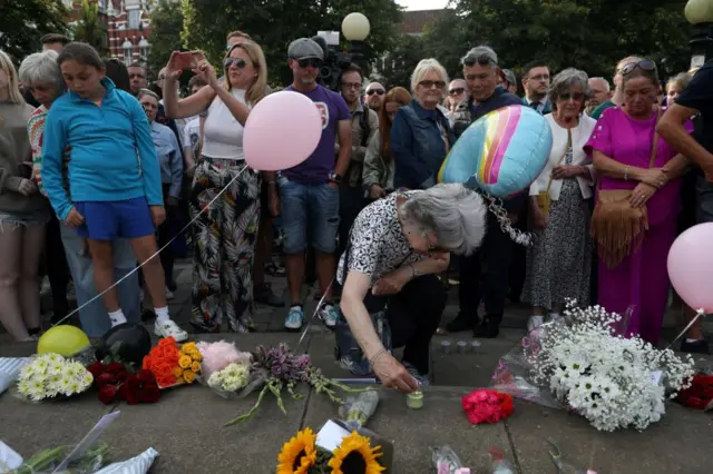 Vigil in Southport