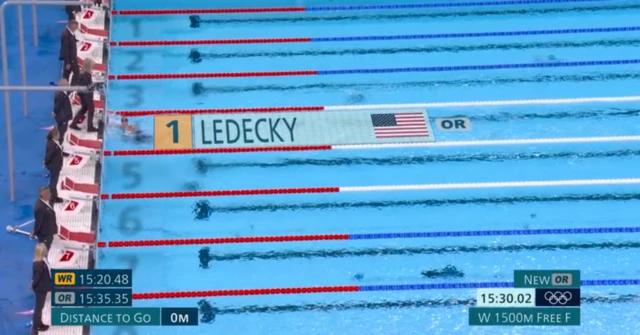 ledecky finish