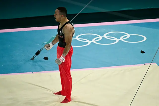 Joe Fraser celebrates