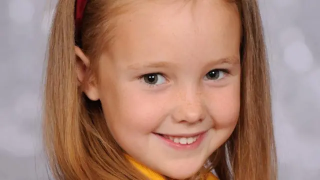 The school photo of a primary school aged girl