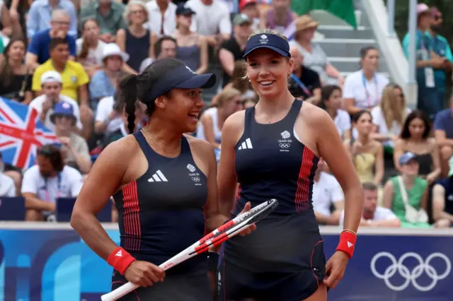 Heather Watson and Katie Boulter