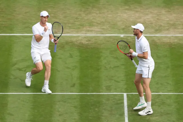 Andy and Jamie Murray