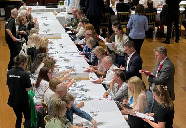 Verification of ballot papers in Great Yarmouth