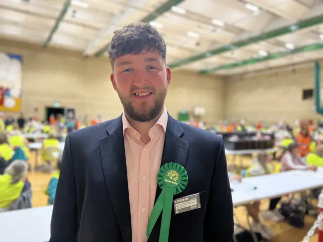 The Green Party Candidate for North Somerset, Oscar Livesay-Lodwick.