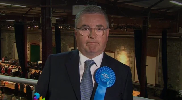 Robert Buckland speaking to the BBC's election programme