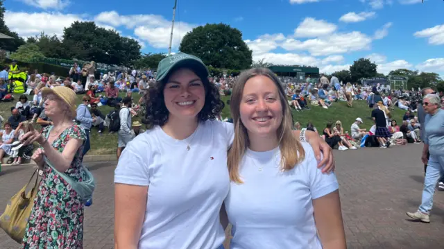 Fans at Wimbledon