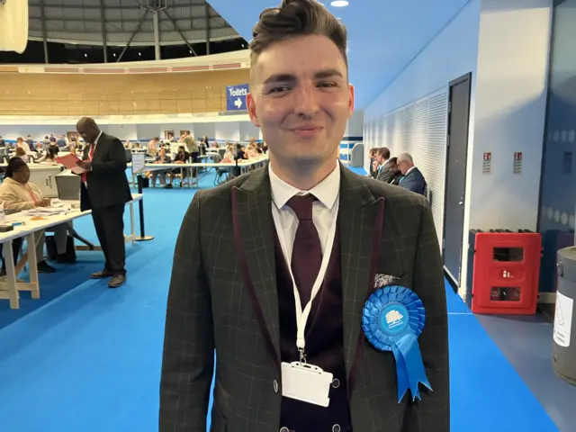 Conservative hopeful at Derby Arena