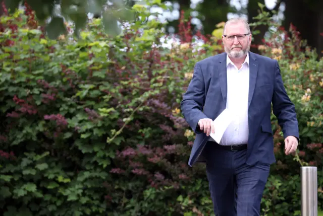 Doug Beattie casts his ballot