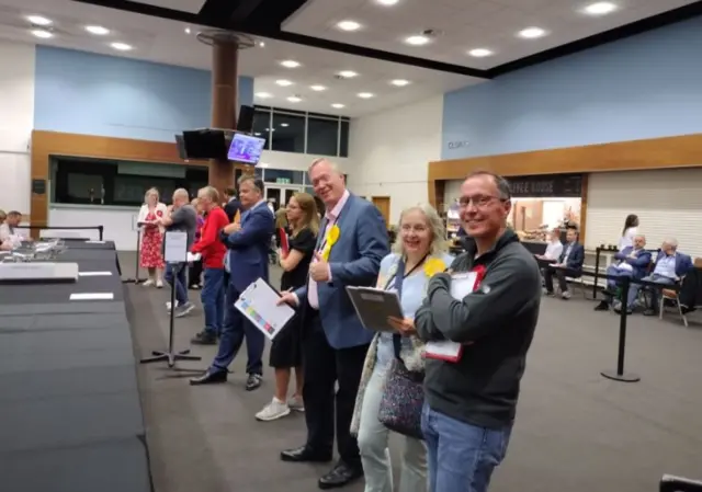 Tellers wait at the Epsom and Ewell