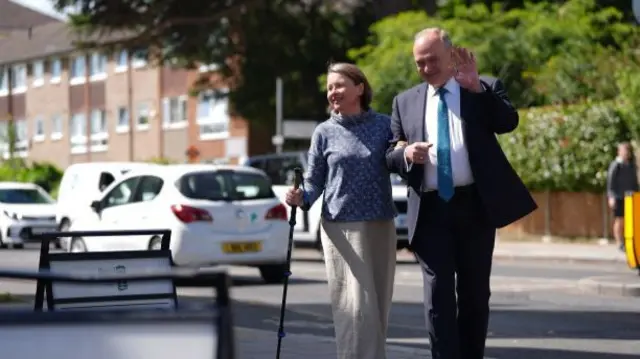 Ed Davey and his wife