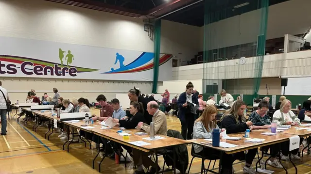 Counting teams starting to verify postal votes in Whitehaven