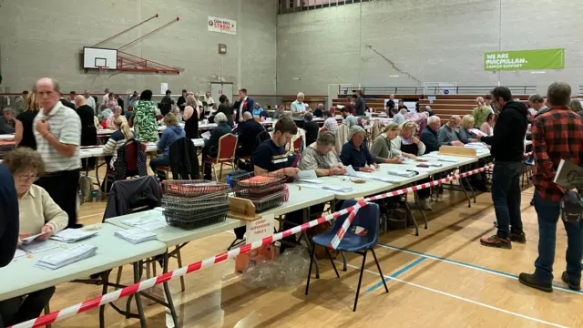 Camborne and Redruth count under way