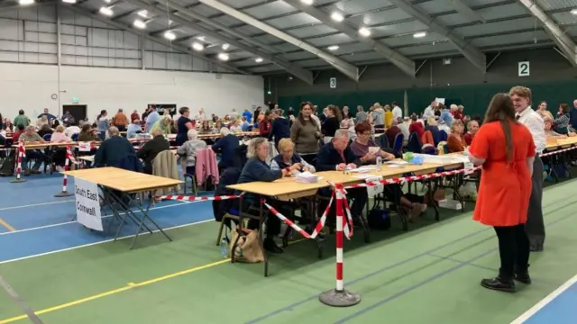 South East Cornwall ballot count