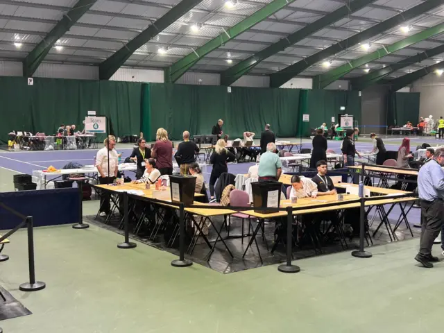 Counting at Atlantic Racquet Centre