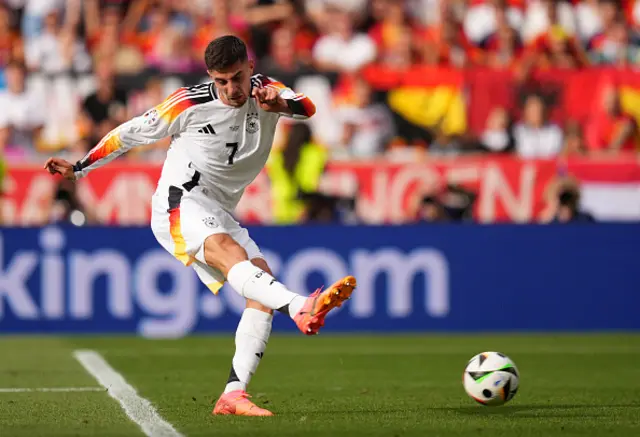 Kai Havertz of Germany shoots