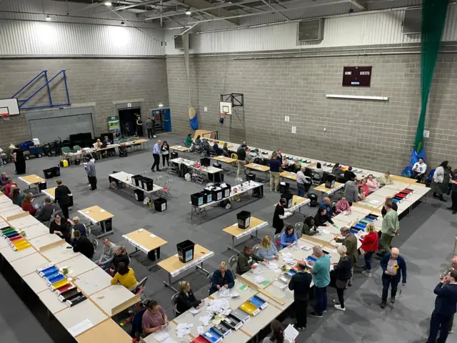 Counting in a leisure centre