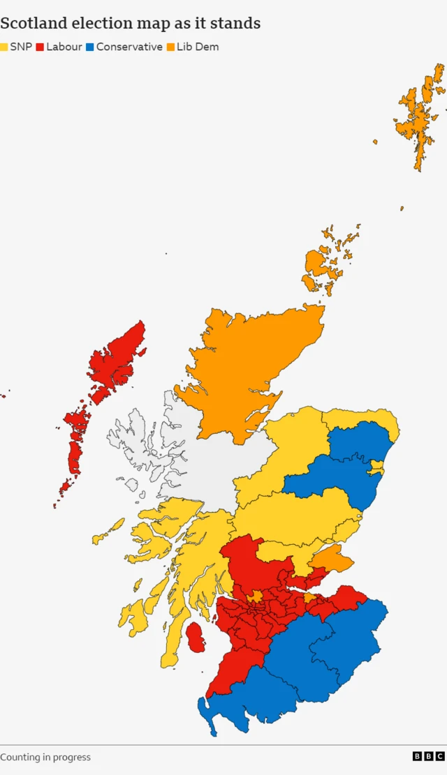 election map as it stands