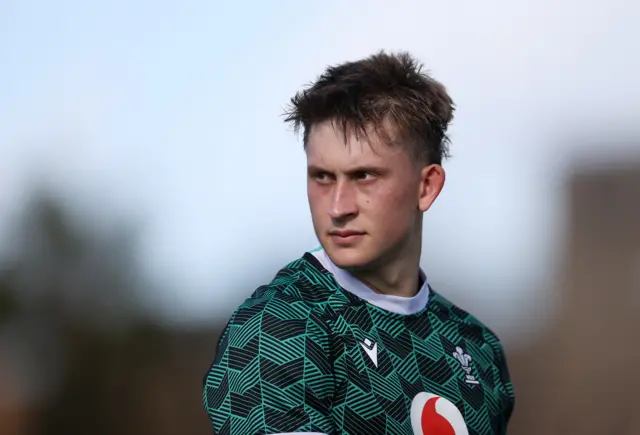 Josh Hathaway in Wales training