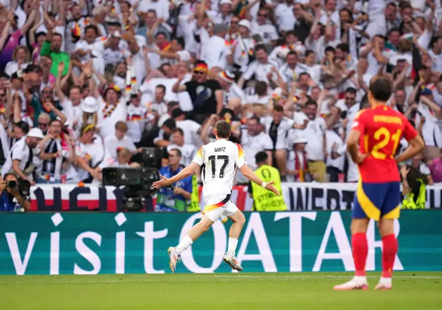 Florian Wirtz of Germany celebrates