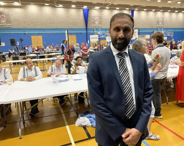 Navid Kaleem, independent candidate for Stoke Central