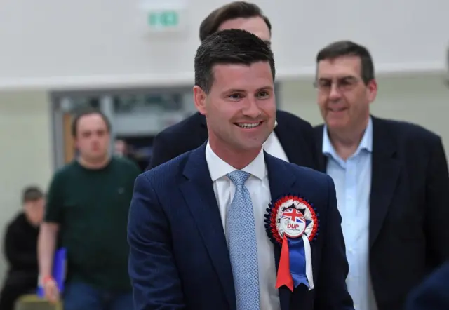 Jonathan Buckley standing at count