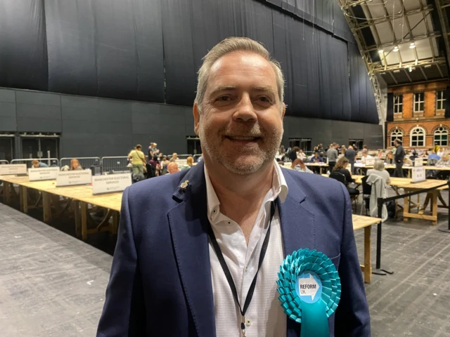 Lee Moffitt, Reform UK candidate, Gorton and Denton