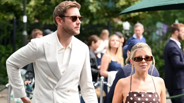 Stuart Broad and Mollie King