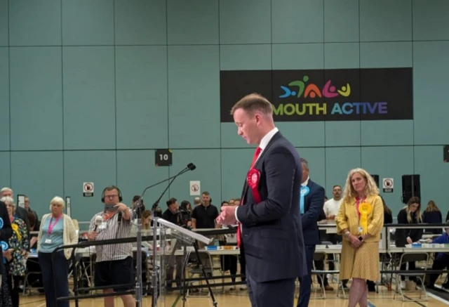 Fred Thomas, the new Labour MP in the Plymouth Moor View constituency