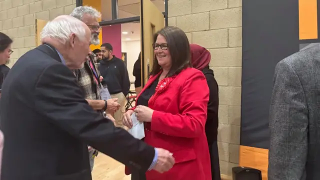 Rachel Hopkins at a Luton count