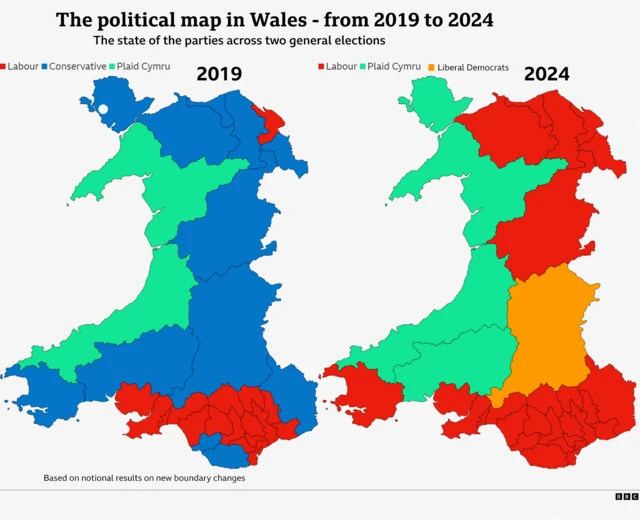 Electoral maps compared