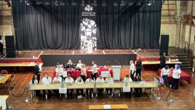 Counting under way in Ipswich