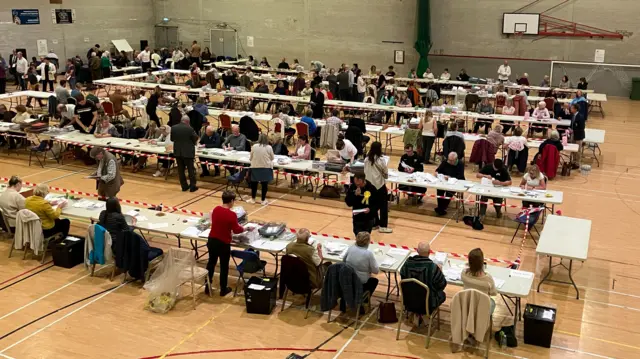 Count at Carn Brea Leisure Centre