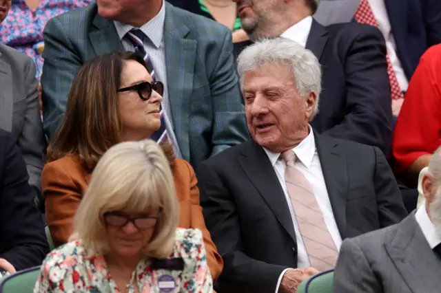 Dustin Hoffman in the Royal Box