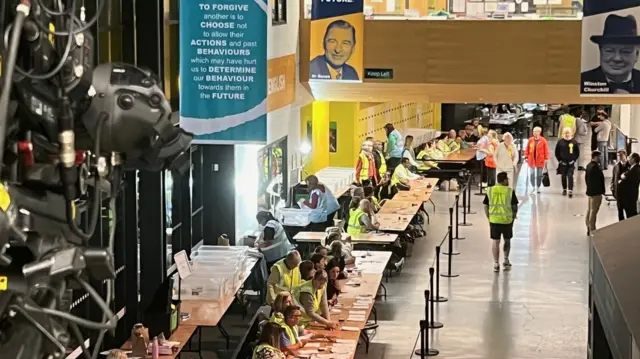 Counting of the ballots under way in Bristol