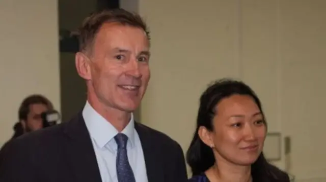 Jeremy Hunt and his wife