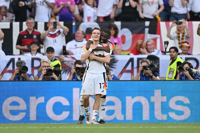 Florian Wirtz of Germany celebrates