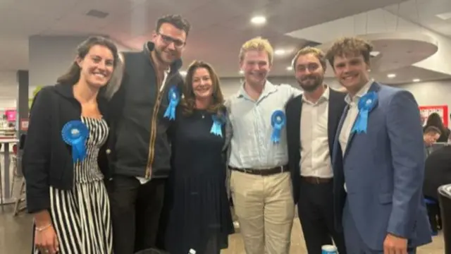 Gillian Keegan with Tory party members