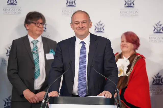 Ed Davey in election victory speech