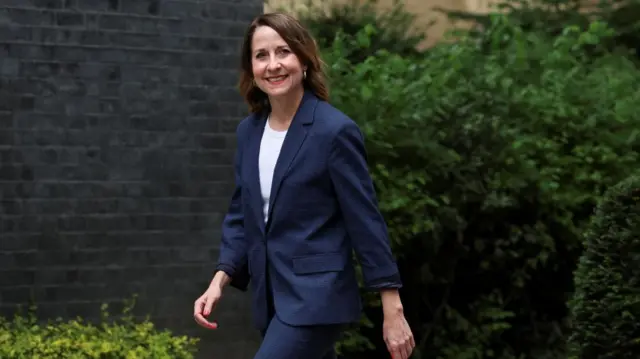 Liz Kendall arrives at 10 Downing Street