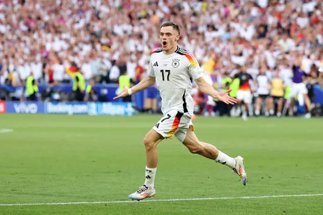 Florian Wirtz of Germany celebrates